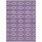 Homeroots 3' X 5' Purple Gray And Ivory Geometric Washable Indoor Outdoor Area Rug 599658 - alternate 4