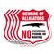 Signmission Alligator Warning Shield Sign Beware Of, 12 inch X 12 inch, Aluminum Metal Sign, 5PK SHI-A-5Pack-12-358 - alternate 1