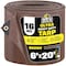 Boen Ultra Heavy Duty Tarp, 6 ft x 20 ft, 16 Mil, Brown, Polyethylene BR16T-620 - alternate 1