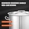 Vevor 42QT Stainless Steel Stockpot Cooking Kitchen Sauce Pot with Basket Lid Handle SP42QT354006S - alternate 6