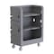 R&B Wire Products 48 cu. ft. Heavy Duty Turnabout Truck, Gray 749G-PS - alternate 1