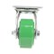 Vestil Polyurethane Swivel Caster 4 In. Diameter x 2 In. Width 700 Lb. Capacity Green/Black CST-F34-4X2DT-S - alternate 5