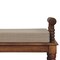 Homeroots 39in Beige and Brown Linen and Solid Wood Upholstered Bench 723435 - alternate 6