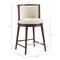 Manhattan Comfort Evalyn Counter Stool  in Cream - Set of 3 3-CS021-CR - alternate 4