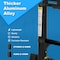 Wrightmaster 20.3 ft. Portable Aluminum Extension Ladder with Hook and Mobility Wheels, 330 lbs. Load Capacity ZOR-CMB-62 - alternate 3