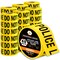 Xpose Safety Police Line Do Not Cross Tape Roll, 3 Mil, 3 Inch Wide x 1000 Feet, Yellow w/Black Letters, 48PK PPLT-3M-48-X - alternate 1