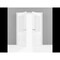 Sartodoors Solid French Double Doors 36 x 80in, Lucia 8822 White Silk W/ Frosted Glass LUCIA8822DD-WS-36 - alternate 6