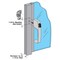 Prime-Line Black Push Button Latch with Tie Down K 5071 - alternate 4