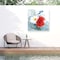 Trademark Fine Art Outdoor Canvas Art Danhui Nai 'Red White and Bloom' Wall Art for Patios, or Gardens WAP33673-OC1414WR - alternate 1