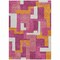Homeroots 10' X 14' Pink Ivory And Orange Geometric Washable Indoor Outdoor Area Rug 613228 - alternate 8