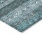 Homeroots 5' X 8' Teal Blue Ivory And Gray Southwestern Washable Indoor Outdoor Area Rug 582861 - alternate 7