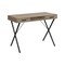 Homeroots 42" Taupe and Black Computer Desk With Two Drawers 489886 - alternate 1