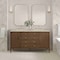 James Martin Vanities Myrrin 60" Double Vanity, Mid Century Walnut, w/ 3 CM Tajnar Eclos Top w/FreePower Wireless Charger 485-V60D-WLT-FTJR - alternate 6