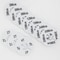 Nahanco Clothing Size Dividers, Round White, Black Print; 3MOS - 4T Kit 10 Sizes, 1 pc. each, 10PK CWBKIT5 - alternate 1