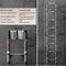 Wrightmaster 10 ft. Aluminum Extension Ladder w/Lock Safety Design and Non-Marring Feet, 330 lbs. Capacity ZoroAP-537-310 - alternate 5
