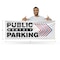 Signmission Public Monthly Parking Right, 36 Inch x 96 Inch, Vinyl Banner B-96-30820 - alternate 3