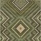 Homeroots 9' X 12' Olive Green Gray And Ivory Tribal Washable Indoor Outdoor Area Rug 598146 - alternate 3