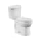 American Standard Complete Toilet, Round Front Bowl, 1.6 gpf Flush, 12 in Rough-In, 15 in H Rim, White 736DA001.020 - alternate 1