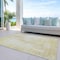 Homeroots 3' X 5' Gold Ivory And Beige Abstract Washable Indoor Outdoor Area Rug 587278 - alternate 6