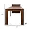 Homeroots 98" Brown Wood Self-Storing Leaf Extendable Dining Table With Storage 694687 - alternate 4