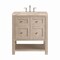 James Martin Vanities Breckenridge 30" Single Vanity, Whitewashed Oak, w/ 3 CM Tajnar Eclos Top 330-V30-WWO-3TJR - alternate 1