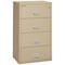 Fireking 25-3/16" W 4 Drawer Fire-Resistant Lateral File Cabinet, Parchment, Letter/Legal 4-3122-CPA - alternate 1