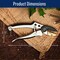 Kings County Tools Anvil Pruning Shears for Gardening 7.75 in Heavy Duty Branch Cutter Garden Shears w/ Rubber Grips GW23K05-13 - alternate 7