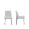 Homeroots Set of Two Cream and Black Fabric and Wood Dining Side Chairs, 2PK 716269 - alternate 6