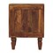 Homeroots 22" Brown Solid Wood Two Drawer Nightstand 701716 - alternate 9