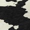 Homeroots 8' Black And Ivory Round Abstract Washable Indoor Outdoor Area Rug 614511 - alternate 7