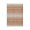 Homeroots 5' X 8' Copper And Beige Abstract Washable Indoor Outdoor Area Rug 599947 - alternate 4