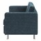 Office Star Products Pacific Love Seat, Navy PAC52-S76 - alternate 5