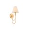 Hudson Valley Lighting Warrensburg 6.5 in. Wall Sconce Vintage Gold Leaf 5716-VGL - alternate 6