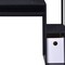 Homeroots 37" Black Computer Desk 491434 - alternate 5