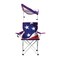 Quik Shade U.S. Flag 190T Aluminux Folding Chair 160086 - alternate 5