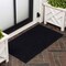 Jonathan Y Peater Classic Casual Commercial Natural Coir Black 2 ft. x 4 ft. Indoor/Outdoor Mat CHG100H-24 - alternate 1