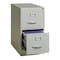 Hirsh 15" W 2 Drawer Vertical File Cabinet, Light Gray, Letter 14411 - alternate 4