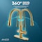 Anzzi Sunset 4-in-1 Single Handle 17.5 in. Faucet with Boiler Tank and Filter in Brushed Gold KF-AZ401BG - alternate 9