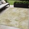 Homeroots 5' X 8' Beige Tan And Ivory Floral Washable Indoor Outdoor Area Rug 588529 - alternate 1