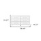Homeroots 58" White Wood Six Drawer Double Dresser 564675 - alternate 8