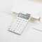 Deli NUSIGN Desktop Calculator, 12-Digit Wide Display, Dual Power, White, 10PK ENS041 - alternate 2