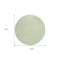 Homeroots 8' Mint Green And Ivory Round Geometric Washable Indoor Outdoor Area Rug 596125 - alternate 3