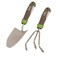 Ames Trowel and Cultivator Set, 2-Piece, Stainless Steel, Ergonomic Gel Grip 2445900 - alternate 1