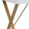 Homeroots 43" White and Gold Writing Desk 543766 - alternate 6