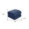 Homeroots Navy Blue Queen Polyester 180 Thread Count Washable Down Comforter Set 528986 - alternate 7