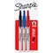 Sharpie Permanent Marker Set, Black, Blue, Red, Fine Tip, Capped, 3 PK 32726PP - alternate 1