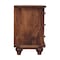 Homeroots 25" Brown Solid Wood Two Drawer Nightstand 701725 - alternate 5