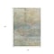 Homeroots 3' X 5' Wheat Sky Blue And Beige Abstract Washable Indoor Outdoor Area Rug 631461 - alternate 6