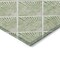 Homeroots 5' X 8' Green Beige And Ivory Geometric Washable Indoor Outdoor Area Rug 594702 - alternate 6