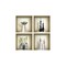 Homeroots Set of Four Ivy Faux Niche 3D Peel and Stick Wall Decals, 4PK 565405 - alternate 1